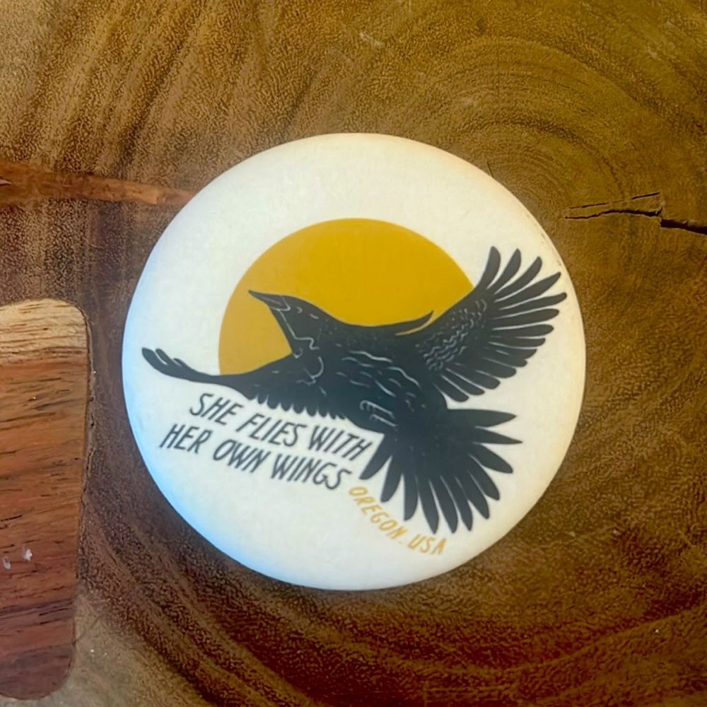 She Flies With Her Own Wings Magnet